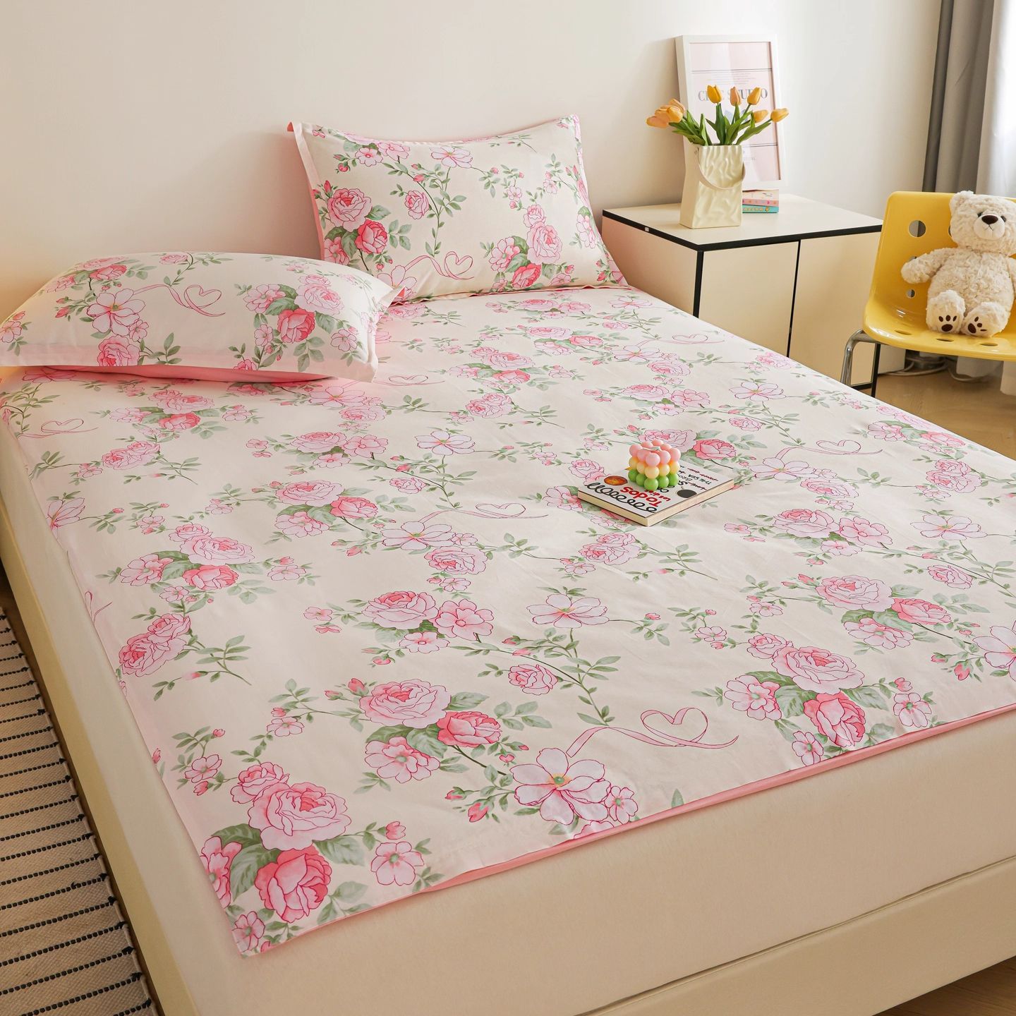 Algodón de algodón Xinjiang colchón con cubierta de colchón desmontable y lavable dormitorio de estudiantes colchón de cama individual colchón