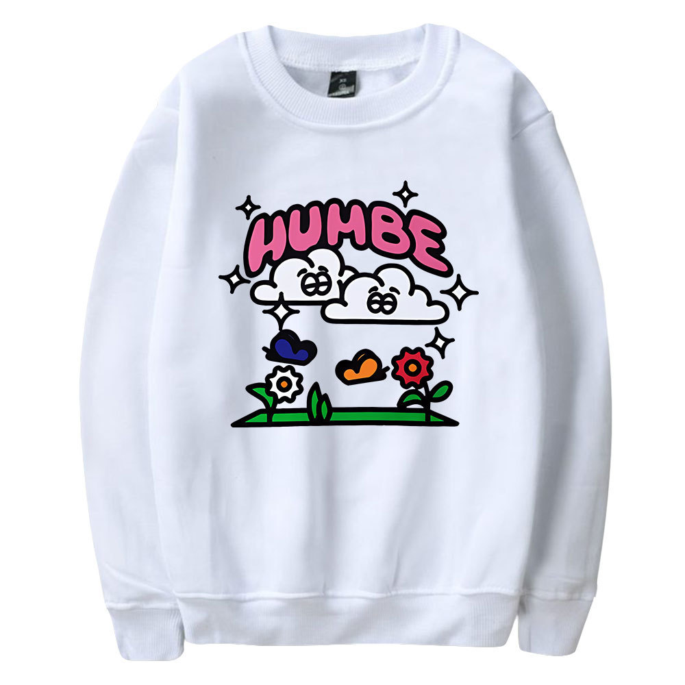 Humbe O-Neck Sweatshirts Women Men Long Sleeve Sweatshirts