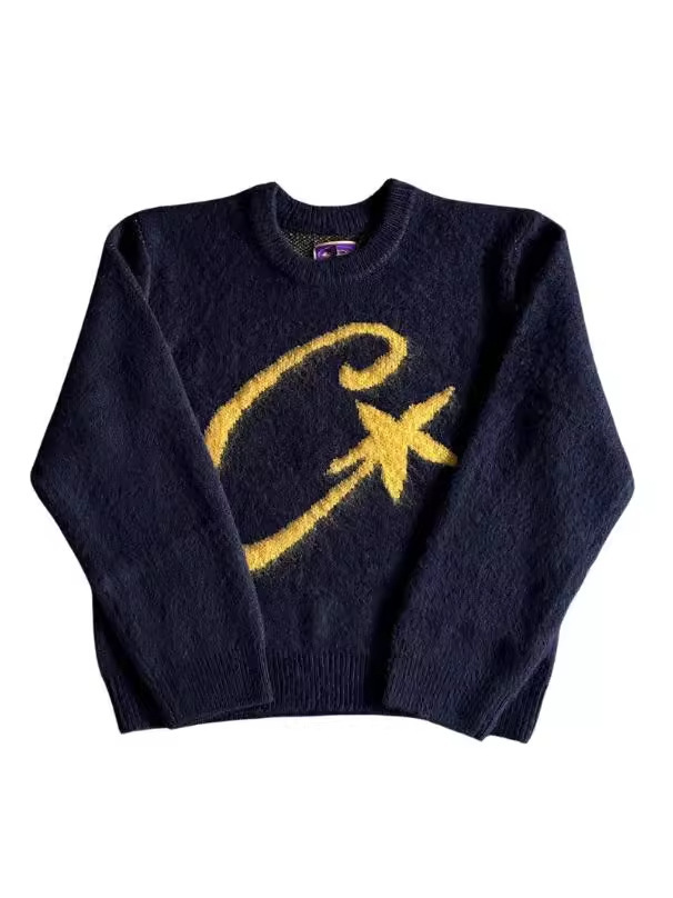 Alibeiz nuevo suéter de manga larga moda callejera suéter suelto de todo fósforo ins estación independiente