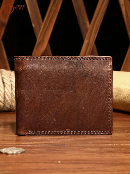 First-Layer Cowhide Men's Clutch Bag, Large Capacity, Multiple Card Slots, Coin Purse, Genuine Leather Wallet, Wallet, Credit Card Storage