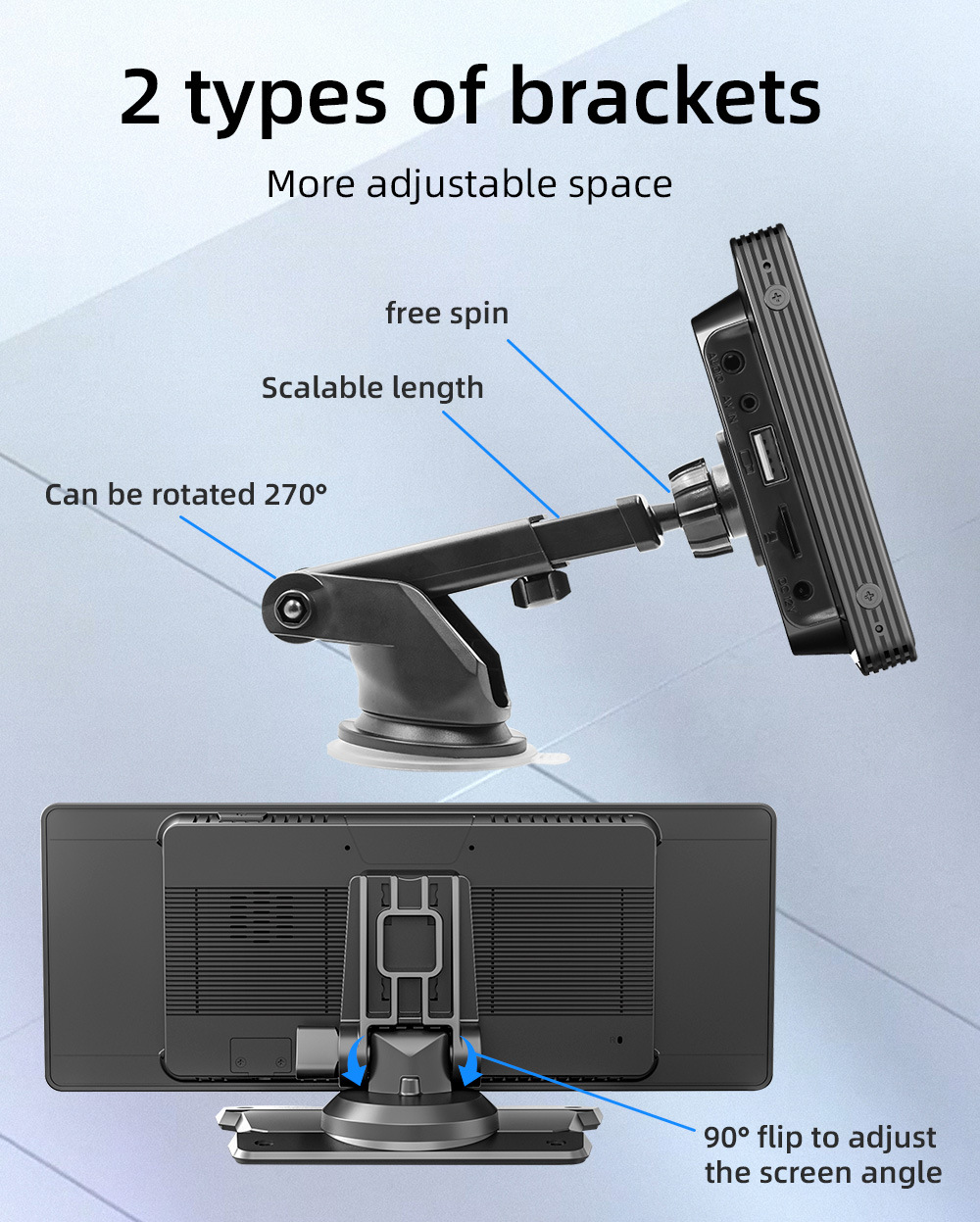 Cross-Border 10.26inch Portable In-Car Mp5 Player Multi-Functional Carplay Car Navigation Mp5