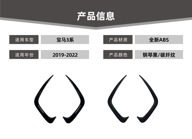 Suitable for Bmw 3 Series Bmw G20 318I 320I 2019-2022 Rear Spoiler Car Sticker Exterior Modification