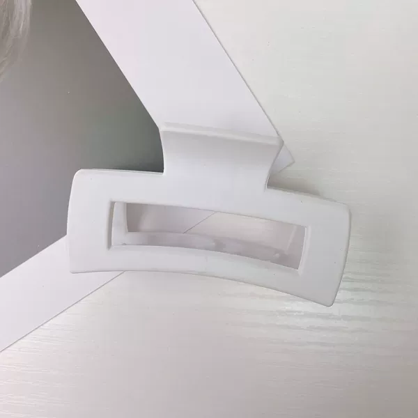 Matte, white, 8.5cm