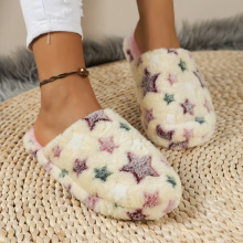 A 32584 Non-slip thick sole cotton slippers �����Ӻ������Ь