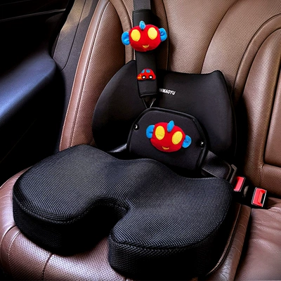 Car-Mounted Baby Shoulder Pad Adjustment — Seat belt shoulder pad - shield-ultraman-three-piece-set-waist-support-four-seasons-model-universal-for-both-left-and-right