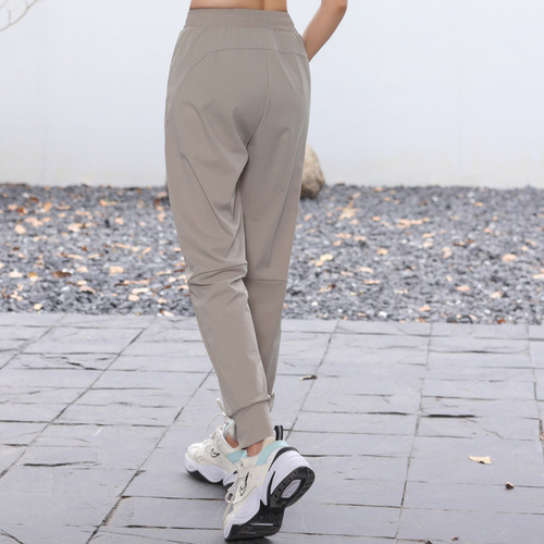 Loose yoga pants for women, spring and summer sports pants, elastic fitness nine-point trousers, large size running high waist, leggings, slimming