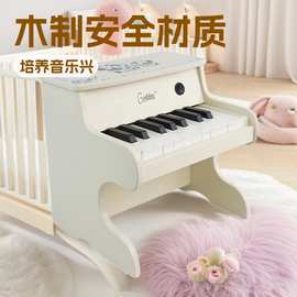 工厂定制电子钢琴13 18 25 30 37键三角台式立式音乐启蒙木质钢琴