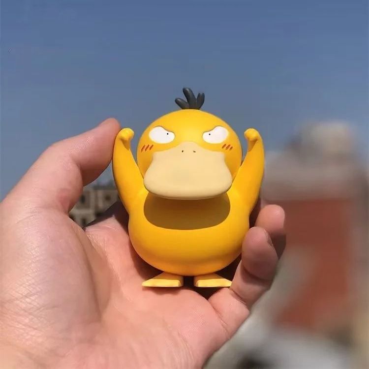 Go for It, Ducky Ornament, Fighting Duck, Duck Kun, Pokémon Doll, Hand Model, Car Desktop Ornament