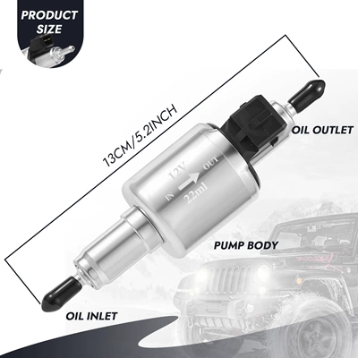 12V Avtomobil Parkinq Qızdırıcısı üçün Nəbz Yağ Nasosu, Elektron Yağ Nasosu, Dizel Nasosu