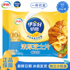 Yi/Li チーズスライス 83 グラム高カルシウムクラシックオリジナル濃厚チーズスライスホーム朝食サンドイッチチーズチーズスライス