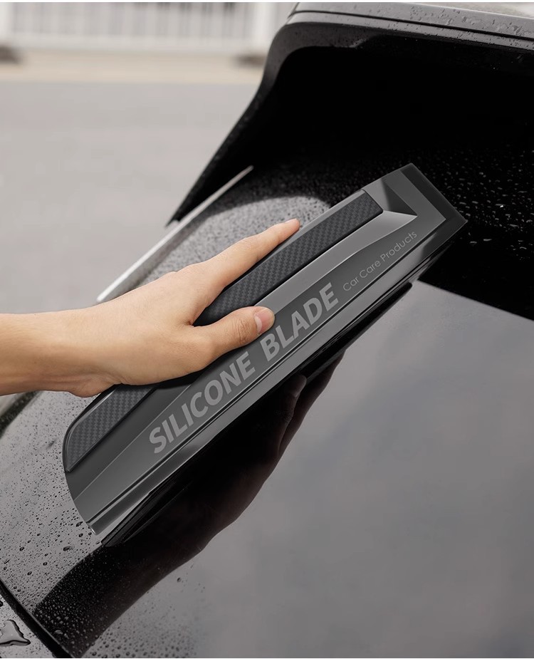 Integrated Car Wash Silicone Squeegee, No Noise, No Paint Damage