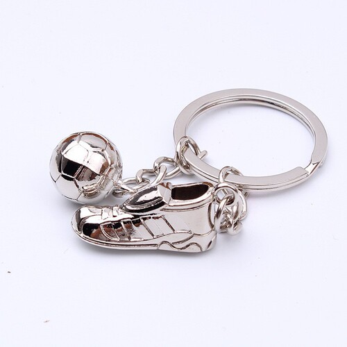 Creative World Cup football shoe key chain metal national football key chain company club activity gift lettering logo