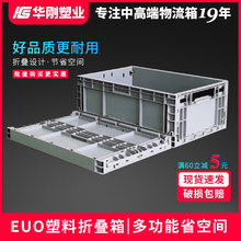 B9MQ可折叠物流箱周转筐折叠式塑料周转框加厚多功能汽配运输胶箱