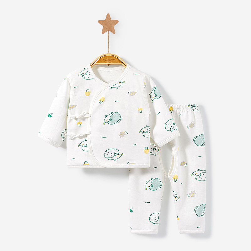 Ropa de bebé recién nacido Primavera, Otoño e Invierno recién nacido algodón 0 base 3 meses cálido monje otoño ropa bebé ropa interior traje