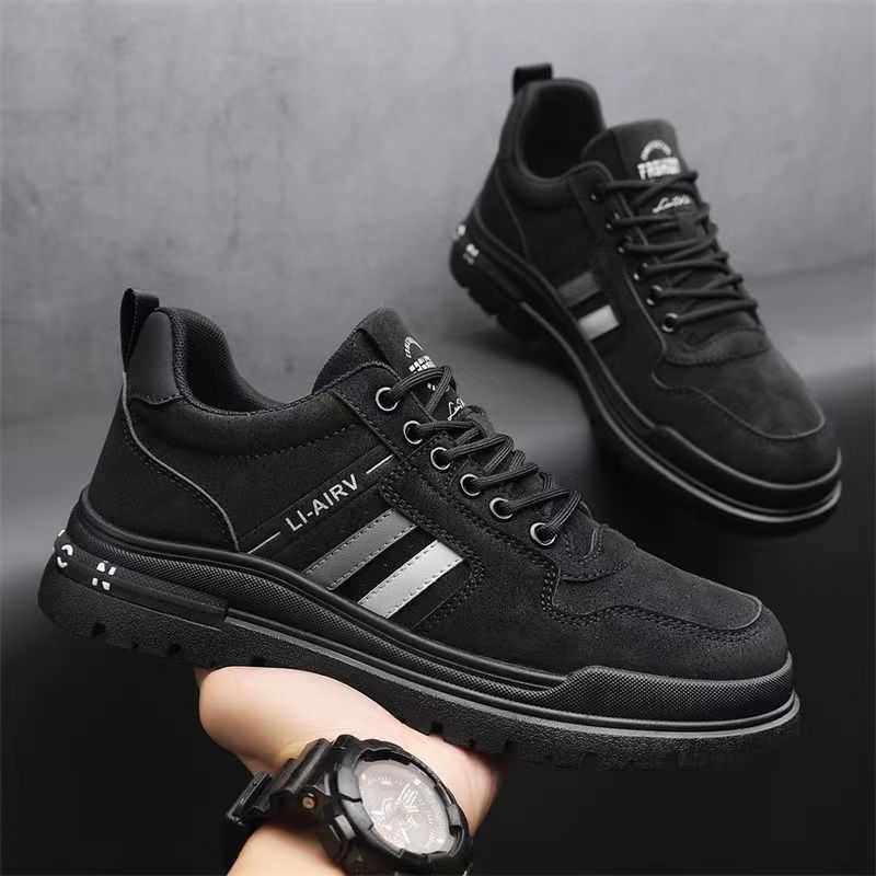 2026 primavera nueva moda skate zapatos de hombre ultraligero simple transpirable y cómodo suela gruesa versátil zapatos de hombre ligero