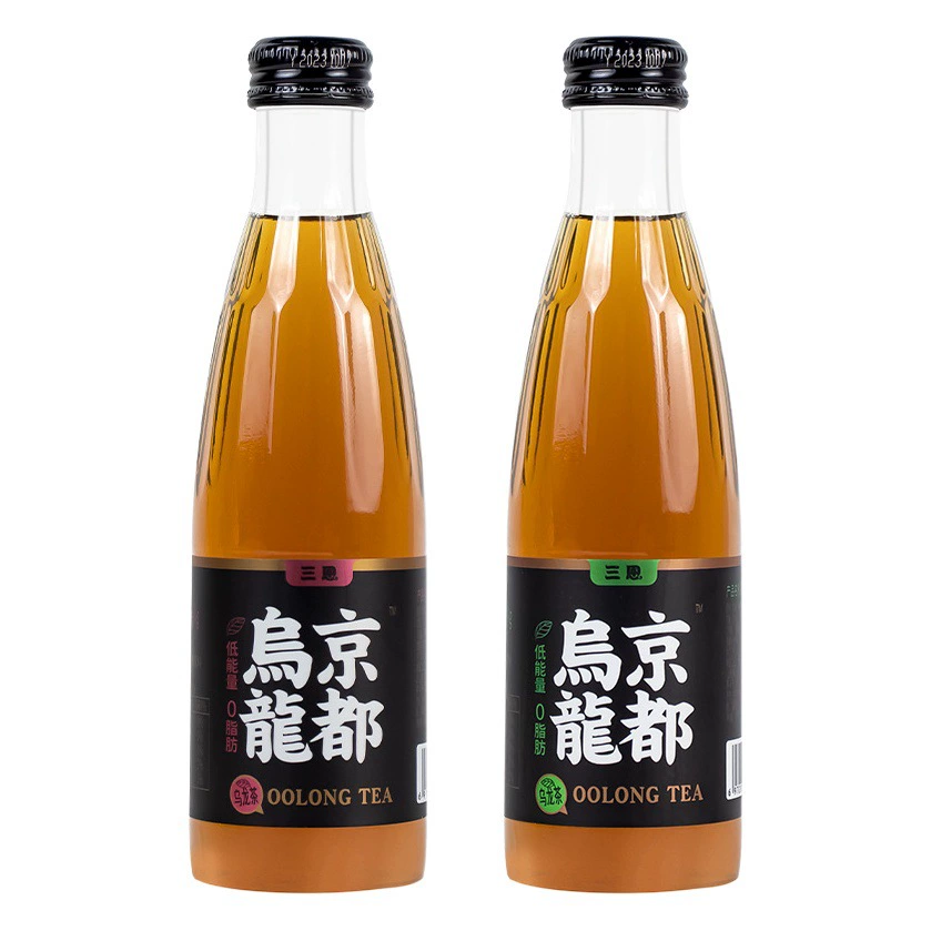 Sanen Kyoto Oolong Pomelo Чайный напиток со вкусом 240 мл * 15 бутылок стеклянных бутылок для отелей с высокой цветовой ценностью