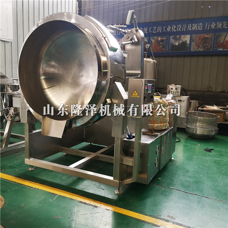 唐山麻糖自动搅拌锅 酥糖咖啡糖电磁炒锅 电磁行星搅拌锅
