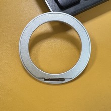 手机壳背面磁吸指环扣支架可360度旋转环扣圆形磁吸手机支架配件