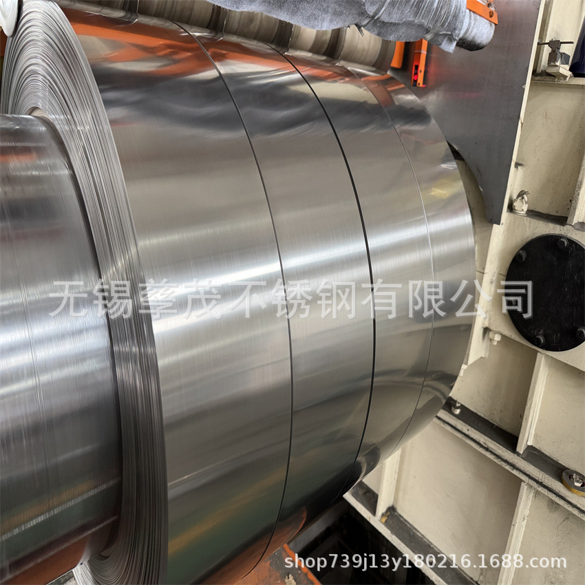 304拉丝不锈钢带 HL干磨拉丝卷带分条开平201不锈钢带料销售价优