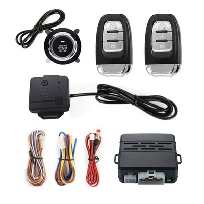 D7 Foreign Trade Cross-Border Model: Anti-Theft Device with One-Touch Start + Vibration Alarm + Remote Start + Trunk Lock + Mobile App