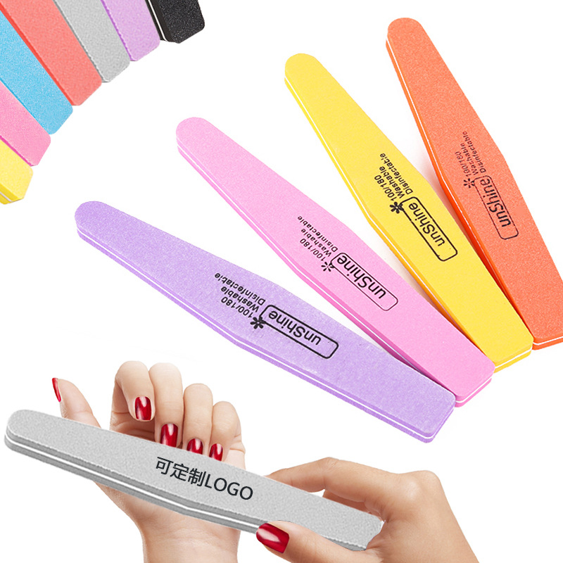 Manufacturer's Diamond-Shaped Sponge File, Polishing Nail File, Double-Sided Polishing Strip, Sponge Nail File, Manicure File That Doesn'T Shed Sand