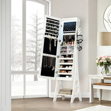 全身镜柜落地镜储物多功能珠宝首饰镜柜跨境热卖