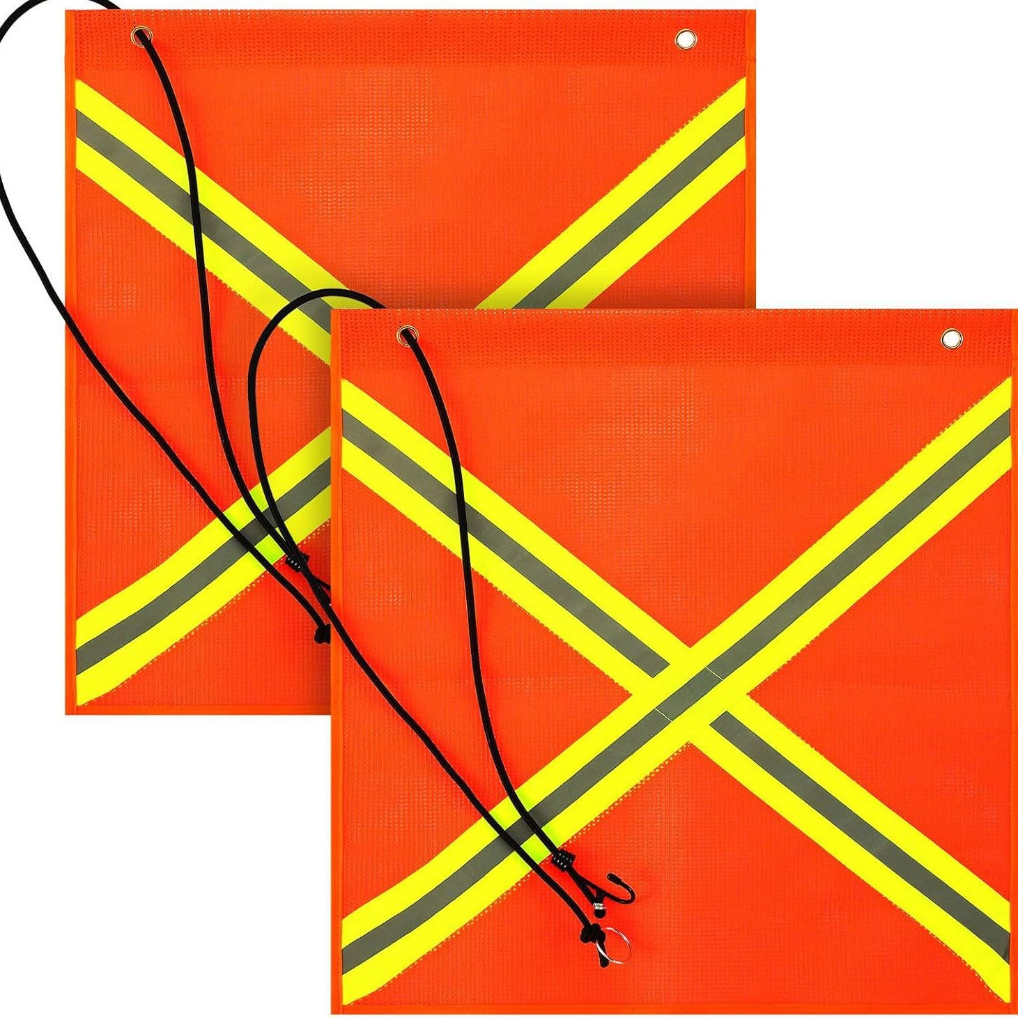 Cross-Border New Product Truck Reflective Safety Flag. Kayak Canoe Super Trailer Warning Flag
