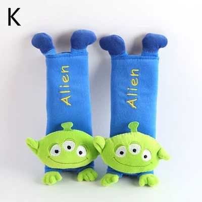Stitch Car Seatbelt Shoulder Pads: Seat belt shoulder pad - 3-eyes