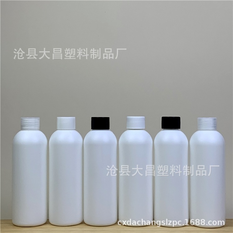 批发 PE塑料瓶 200ml平肩白色塑料瓶 pe水剂瓶 液体分装瓶油瓶子