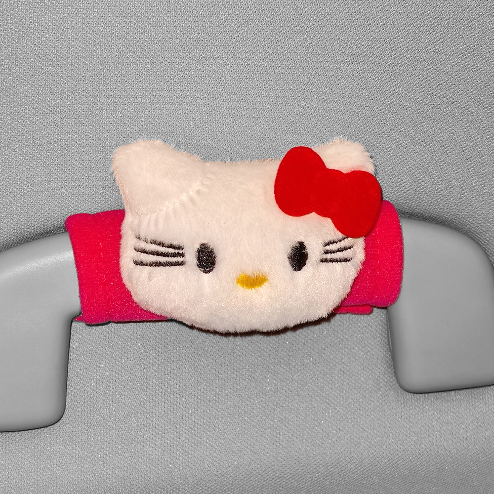 Guantes de dibujos animados lindos guantes de tirada de techo de automóviles de freno de mano universal guante de manija de puerta interior guante de protección creativo para gatos