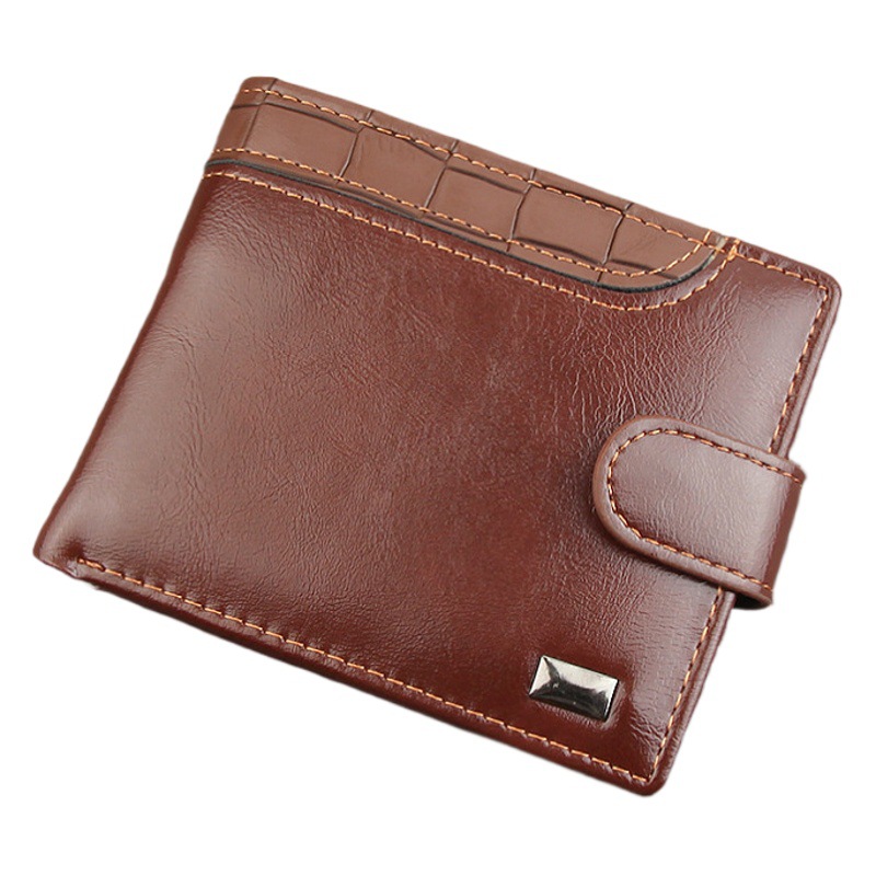 Men's wallet short multi-function buckle fashion wallet business high-grade bag new cross-border a generation of wholesale