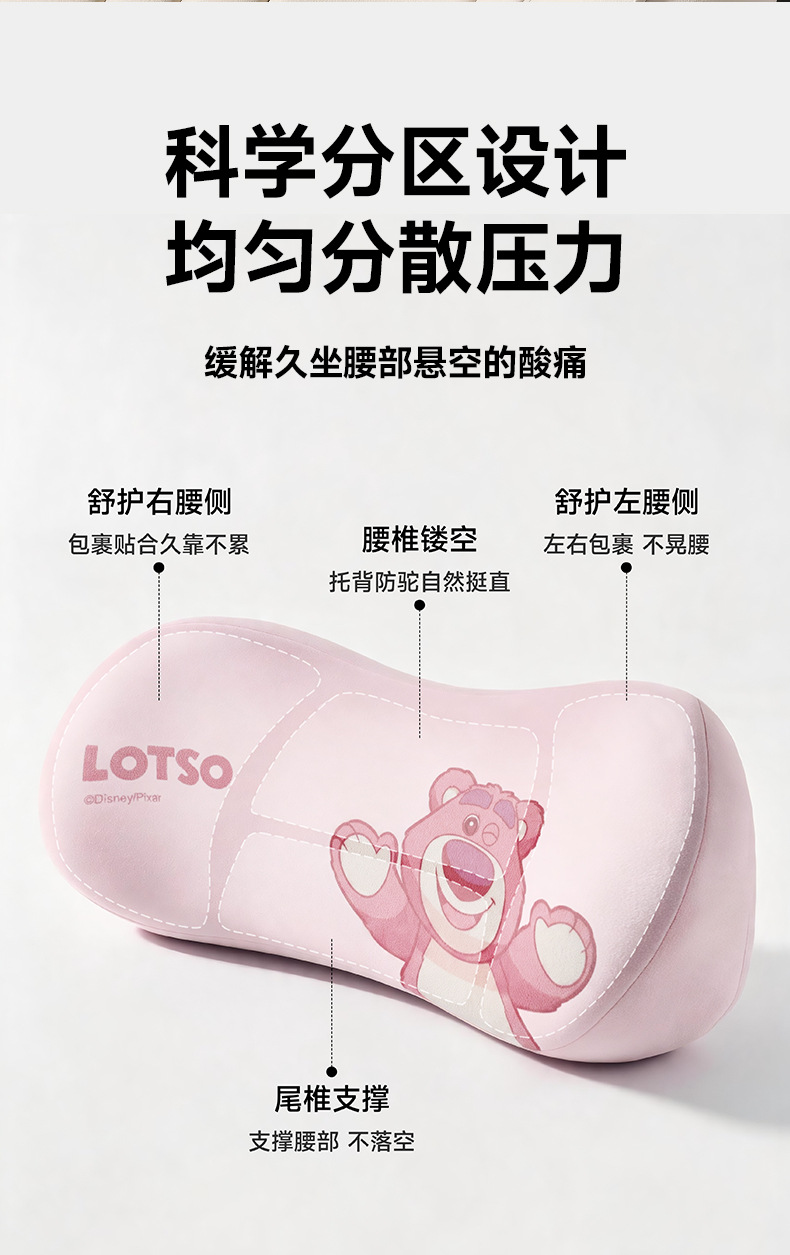 Car headrest and lumbar support cushion for driving, seat backrest, car lumbar pad, waist support, and back cushion