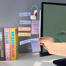 电脑贴N次便签纸备忘录透明亚克力贴显示器屏幕侧面方便记录