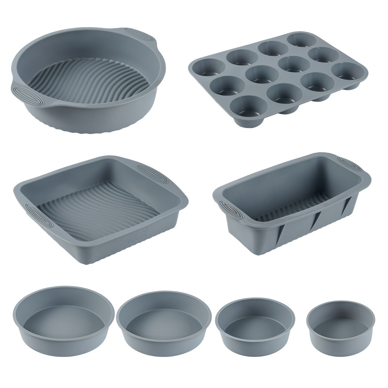 Juego de Moldes y Bandejas para Hornear Pasteles de 10 Pulgadas de Silicona Resistente a Altas Temperaturas image 12