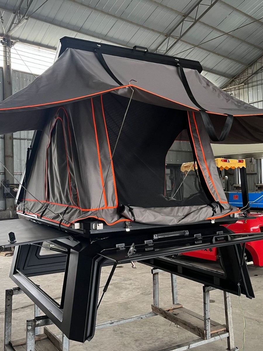 Car Roof Tent Outdoor Camping Self-Driving Tour Hard-Top Single-Layer Tent Car Tent Bridge Car Sunshade Rollover Tent