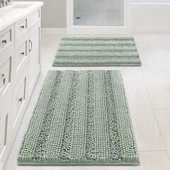 家庭用シンプル厚手高低差のあるシェニール織りフロアマット、浴室マット、滑り止め吸水カーペット、玄関マット、ハイハイマット