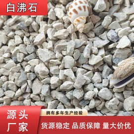 白沸石水产养殖污水处理沸石颗粒湿地治理河道滤料吸氨除氮绿沸石