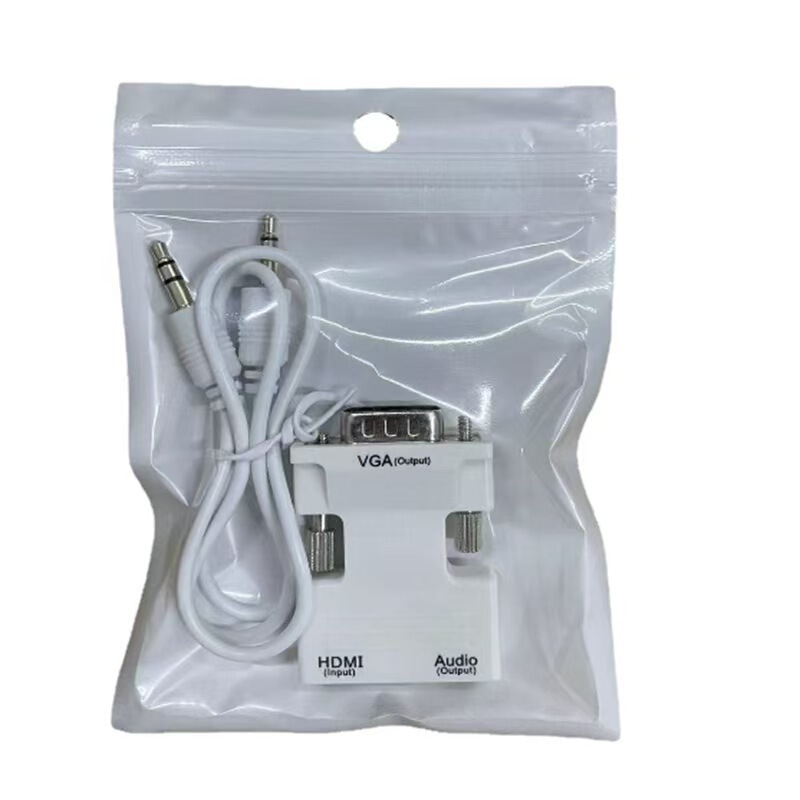 HDMI メス - VGA オス アダプター コンバーター (オーディオ プロジェクター付き) 高解像度コンピューター ディスプレイ セットトップ ボックス HDMI|undefined