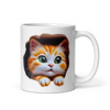 3D plane color cat Cat Kitty Kittensewing Machine Ceramic Coffee Mark Cup