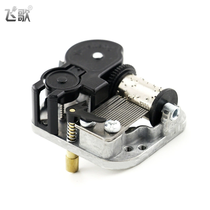 韵升 Rotating wind-up switch key, music box with accessories, handmade