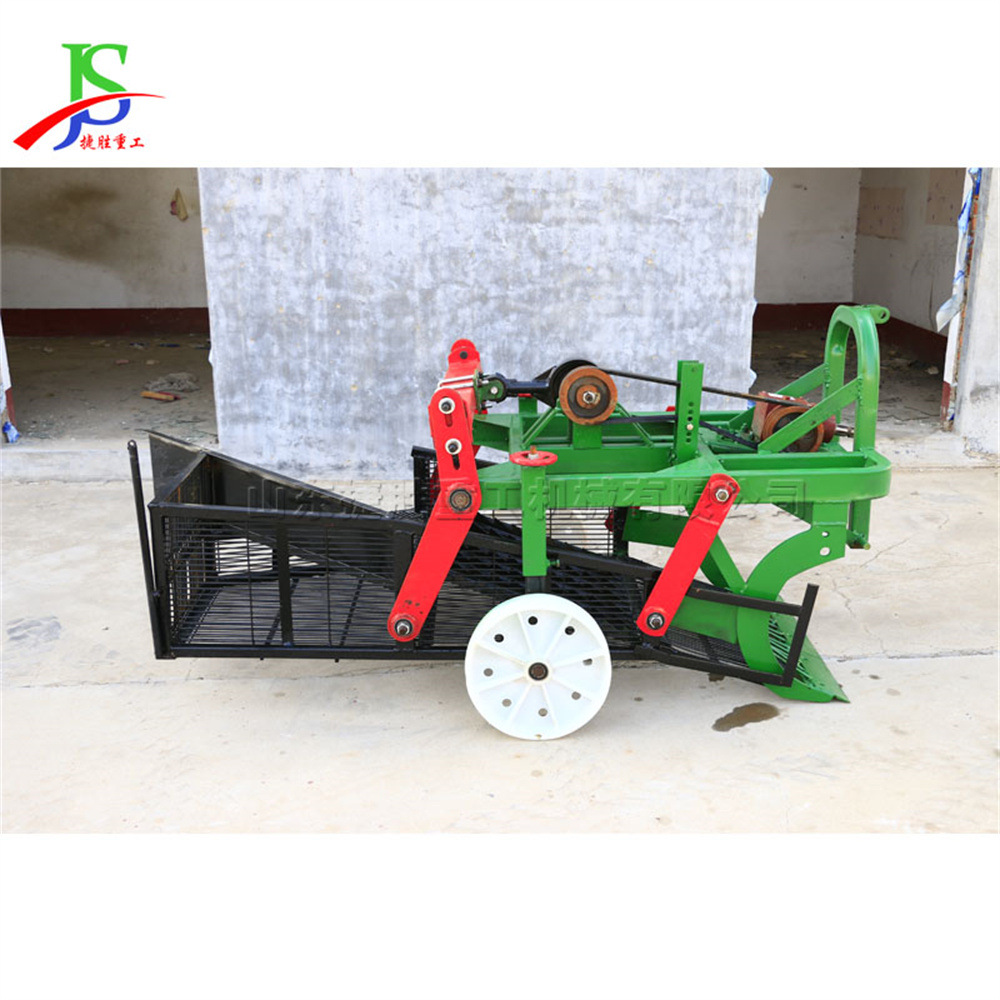 拖拉后置花生收获机 单垄花生不落果收割机 牵引式平地收花生机