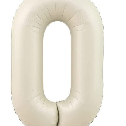 40 pulgadas digital de papel de aluminio globo vintage color leche blanco caramelo chocolate atmósfera globo decorativo