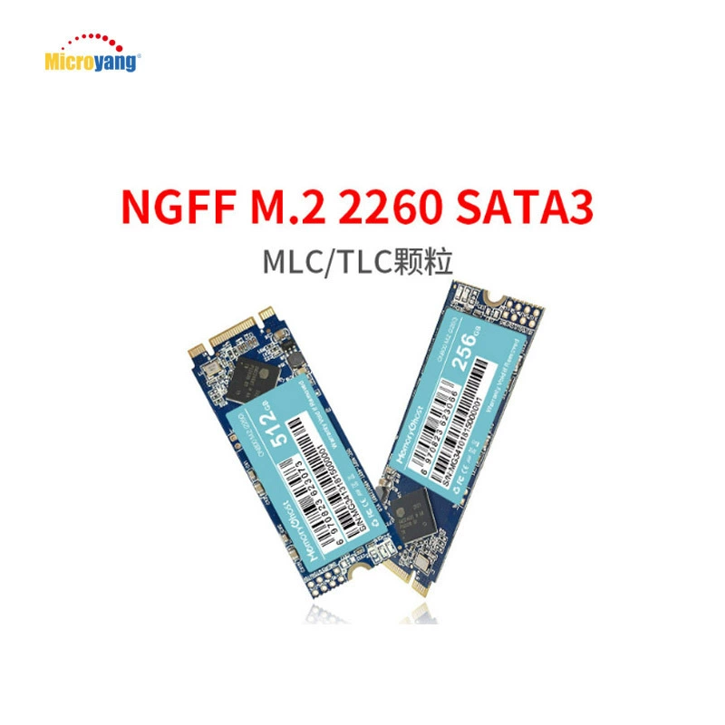 Фирменный твердотельный диск M.2 2260 SATA (NGFF) SSD, несколько вариантов ёмкости