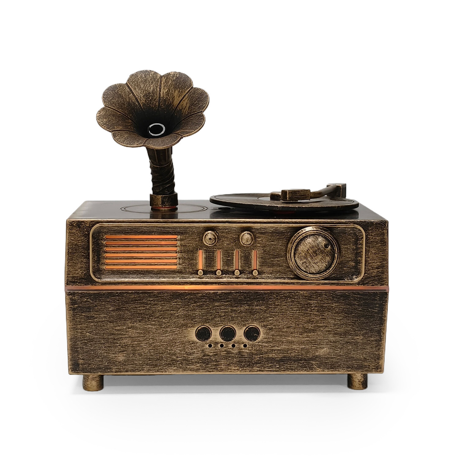 Humidificador dormitorio doméstico colorido luz de atmósfera pulverizador ultrasónico transfronterizo nuevo fonógrafo máquina de aroma