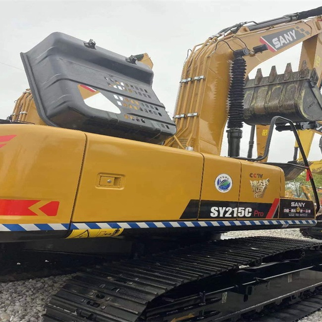 Excavadora de segunda mano SanySY2156C exporta Argelia con buen rendimiento y alta calidad