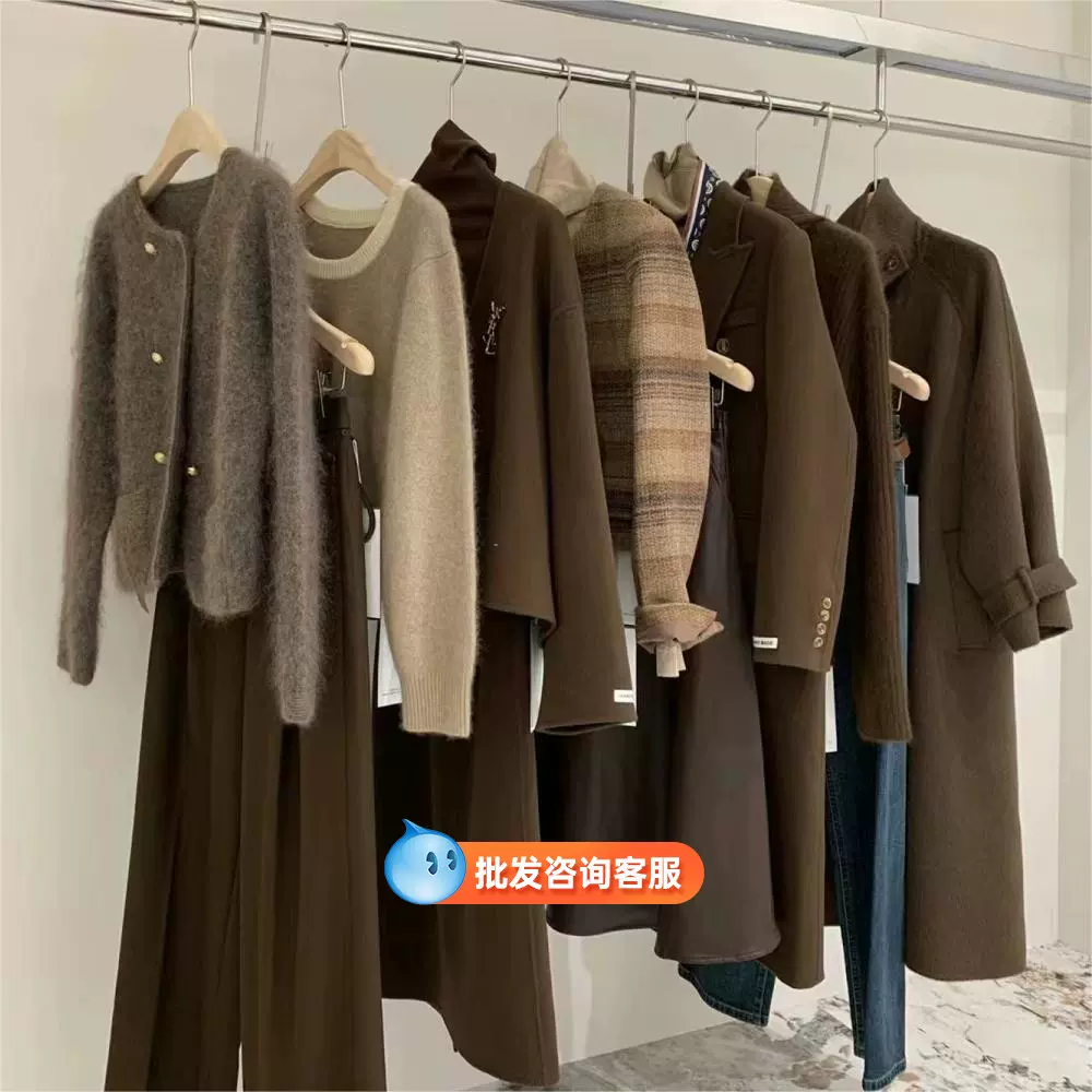 广州石井品牌折扣女装2024毛衣卫衣上衣撤柜尾货女装批发货源杂款
