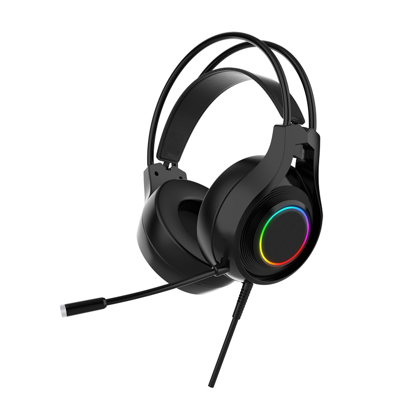 Auriculares, auriculares de alta definición personalizados para cibercafés, auriculares con reducción de ruido, computadoras con cable, juegos de deportes electrónicos, auriculares con cable