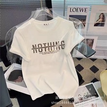 2025夏季新款女t地摊服装1688地摊货源批发女装上衣t恤短袖工厂价