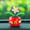 Red + three small flowers