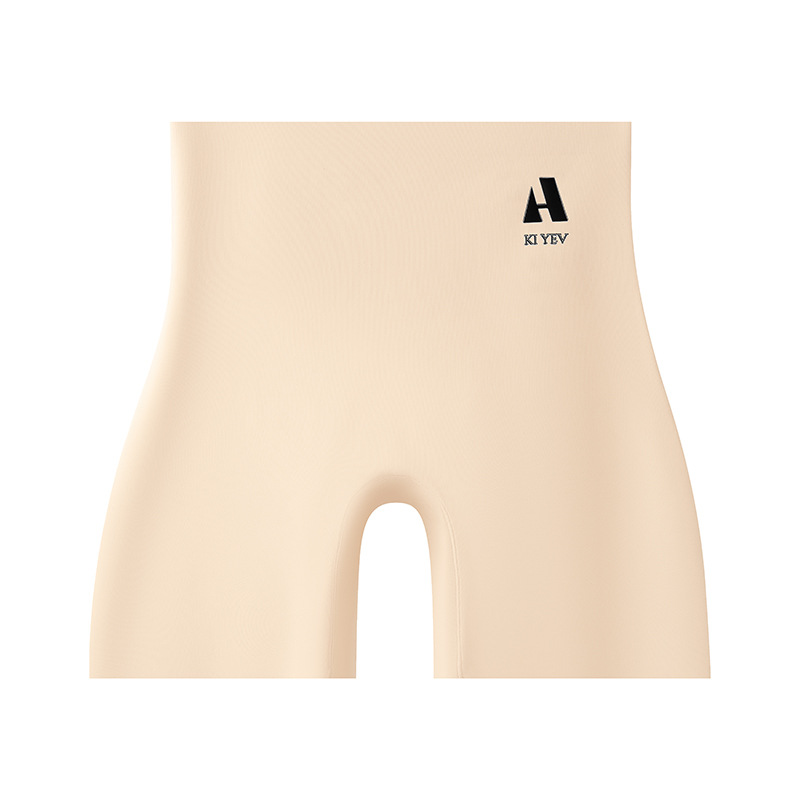 Pantalones de seguridad antideslumbrantes para mujer nueva ropa interior sin costuras de seda de hielo dos en uno pantalones bóxer de abdomen inferior pantalones de seguridad para mujer